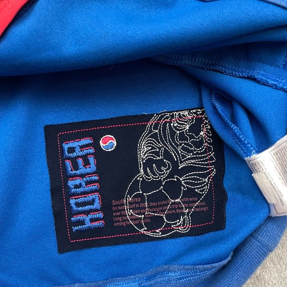 Vintage Nike Korea Soccer stitched Tiger KFA Zip Up Track Jacket Mens XL Blue - Picture 10 of 12